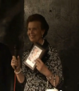 Mirella Romano alla premiazione 2013